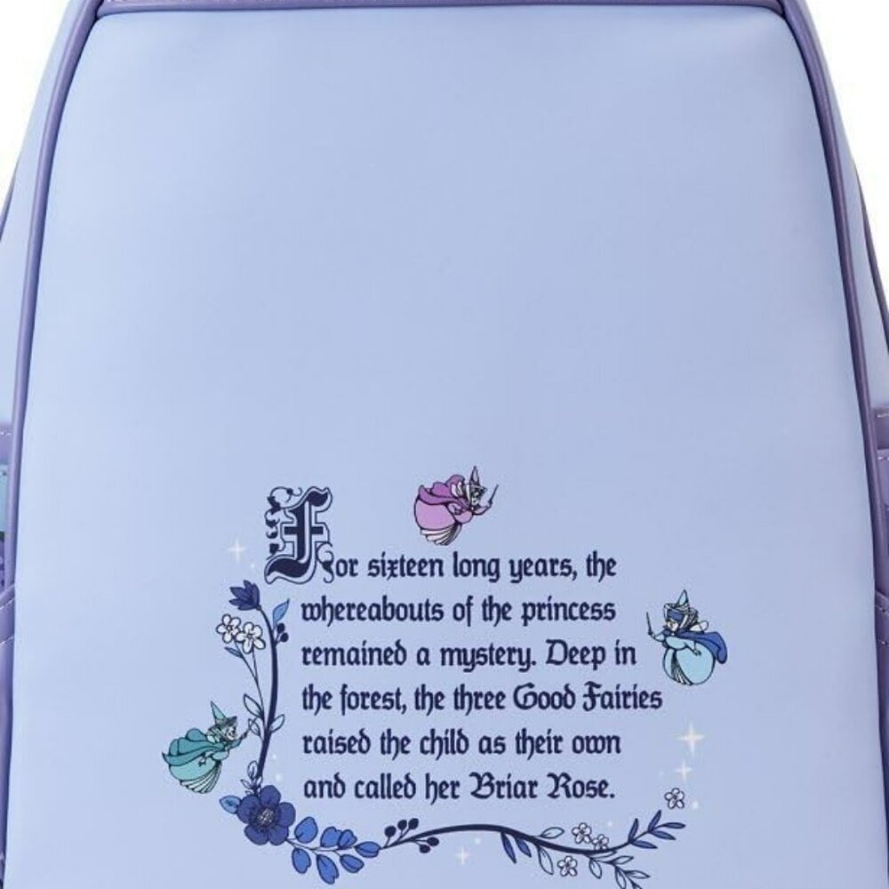 Loungefly Disney Sleeping Beauty 65th Anniversary Scene Mini Backpack NWT - Picture 7 of 8